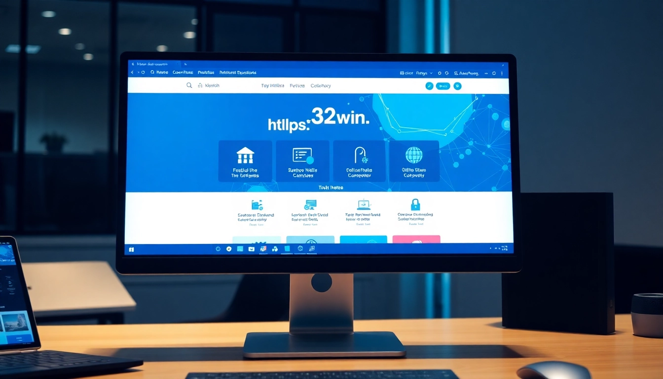 Screenshot showcasing https://32win.cheap's user-friendly interface and software offerings for Windows applications, emphasizing ease of access and digital tools.