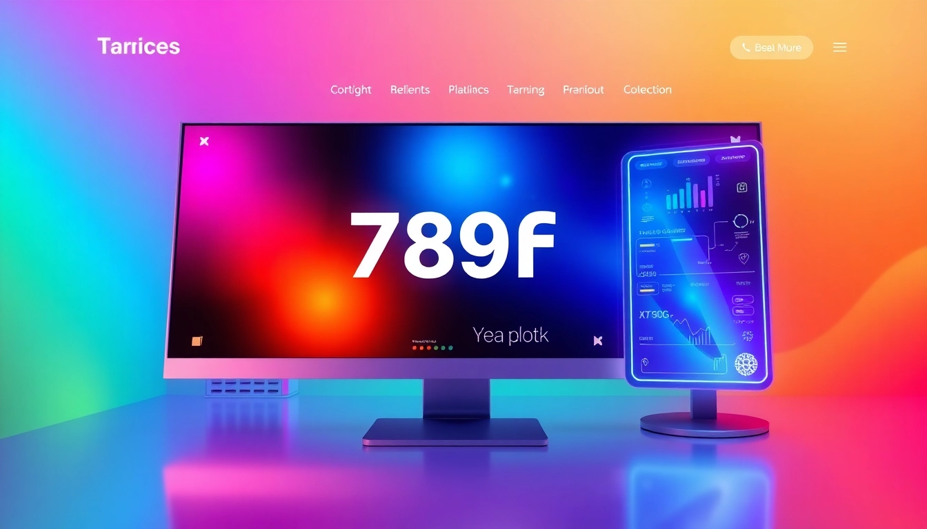 789f website homepage showcasing modern design and digital features to attract users effectively.