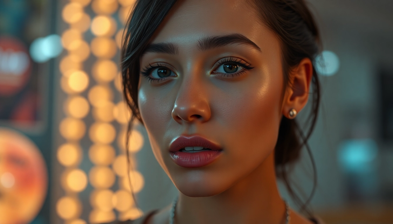 High-detail nsfw ai content showing a hyper-realistic virtual woman with expressive features for adult digital art enthusiasts.