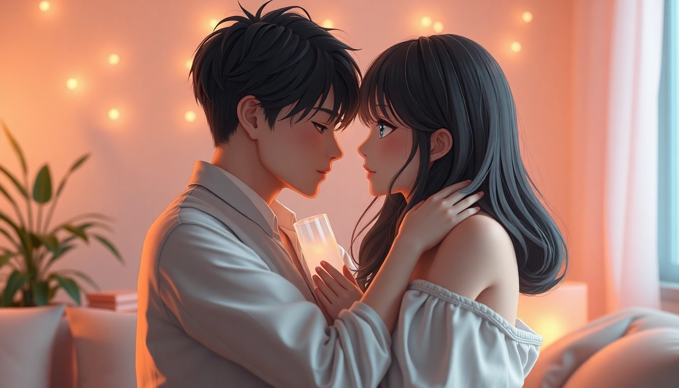 High-quality NSFW AI-generated image showing a realistic, detailed scene with intimate characters and soft lighting for adult visual content.